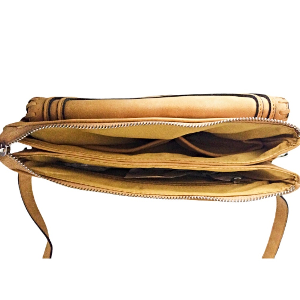 VIOLET RAY Crossbody Bag Mustard Yellow - Picture 5 of 6